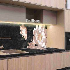 Кухонный фартук со столешницей (А-05) в едином стиле (3050 мм) в Пойковском - poikovskii.mebel24.online | фото