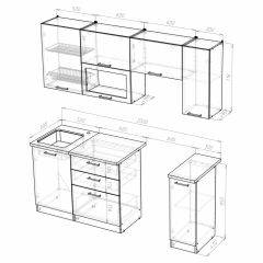 Кухонный гарнитур Инна ультра 2000 в Пойковском - poikovskii.mebel24.online | фото 4