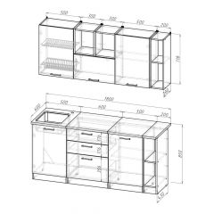 Кухонный гарнитур Лариса макси 4 1800 мм в Пойковском - poikovskii.mebel24.online | фото 2