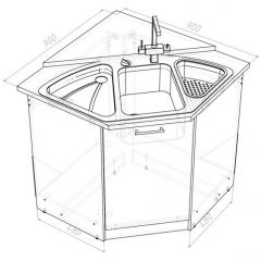 Кухонный гарнитур Лариса оптима 2 1500х1300 мм в Пойковском - poikovskii.mebel24.online | фото 15