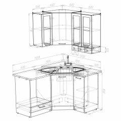 Кухонный гарнитур Лира литл 1500*1200 в Пойковском - poikovskii.mebel24.online | фото 3