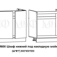 ЛИЗА-2 Кухонный гарнитур 1,6 Белый глянец холодный в Пойковском - poikovskii.mebel24.online | фото 6