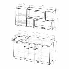 Кухонный гарнитур Полина стандарт 1600 в Пойковском - poikovskii.mebel24.online | фото 7