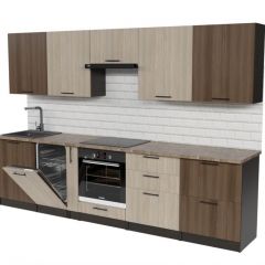 Кухонный гарнитур Яшма 3000 мм в Пойковском - poikovskii.mebel24.online | фото 4