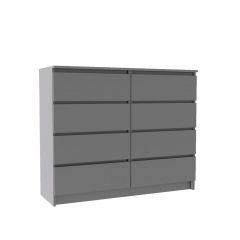 МОРИ МК 1200.8 Комод (графит) в Пойковском - poikovskii.mebel24.online | фото 2