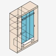 НИКА Н13 Шкаф для одежды в Пойковском - poikovskii.mebel24.online | фото 5