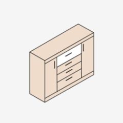 НИКА Н25 Комод в Пойковском - poikovskii.mebel24.online | фото 3