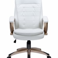 Офисное кресло для руководителей DOBRIN DONALD LMR-106B белый в Пойковском - poikovskii.mebel24.online | фото
