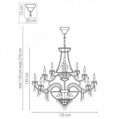 Подвесная люстра Osgona Classic 700511 в Пойковском - poikovskii.mebel24.online | фото 3