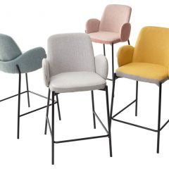 Полубарный стул NYX (H=65cm) VF113 светлая мята / VF115 серо-зеленый М-City в Пойковском - poikovskii.mebel24.online | фото 2