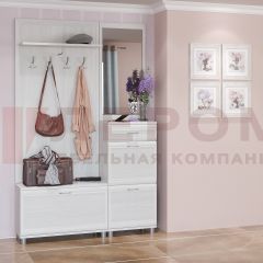 Прихожая Мелисса композиция 8 (Снежный Ясень) в Пойковском - poikovskii.mebel24.online | фото