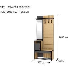 ОЛЬГА-ЛОФТ 1 Прихожая в Пойковском - poikovskii.mebel24.online | фото 4