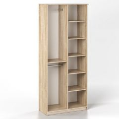 Шкаф 2-х створчатый Дуэт Люкс без зеркала в Пойковском - poikovskii.mebel24.online | фото 4