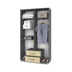 КАРИНА Шкаф 4-х дверный К43 в Пойковском - poikovskii.mebel24.online | фото 8