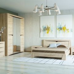 Шкаф 4х створчатый ВЕРСАЛЬ-5 секция №16 в Пойковском - poikovskii.mebel24.online | фото 3
