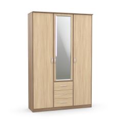 Шкаф комбинированный Дуэт Люкс с зеркалом в Пойковском - poikovskii.mebel24.online | фото 4