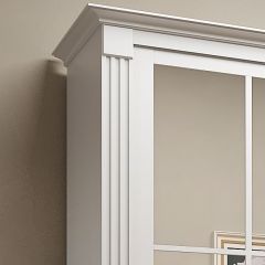 Шкаф-купе 1500 серии NEW CLASSIC K4+K4+B2+PL4 (2 ящика+F обр. штанга) профиль «Капучино» в Пойковском - poikovskii.mebel24.online | фото 4
