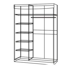 Шкаф-купе 1600 без зеркала "Мария-Луиза 6.16" в Пойковском - poikovskii.mebel24.online | фото 4