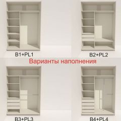 Шкаф-купе 1600 серии SOFT D6+D4+B2+PL2 (2 ящика+1штанга+1 полка) профиль «Капучино» в Пойковском - poikovskii.mebel24.online | фото 7