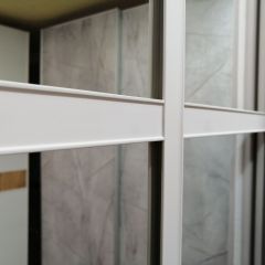 Шкаф-купе 1700 серии NEW CLASSIC K4+K4+B2+PL4 (2 ящика+F обр. штанга) профиль «Капучино» в Пойковском - poikovskii.mebel24.online | фото 6