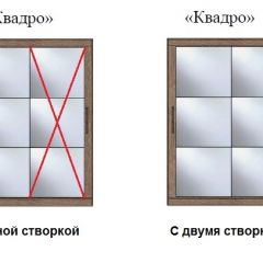 Шкаф-купе №19 Серия 3 Квадро (1700) Ясень Анкор светлый в Пойковском - poikovskii.mebel24.online | фото 3