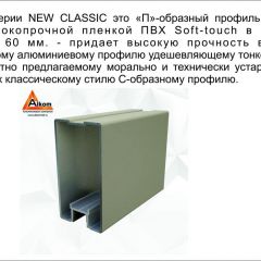Шкаф-купе 2150 серии NEW CLASSIC K6Z+K1+K6+B22+PL2(по 2 ящика лев/прав+1 штанга+1 полка) профиль «Капучино» в Пойковском - poikovskii.mebel24.online | фото 17