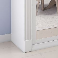 Шкаф-купе 2450 серии NEW CLASSIC K1+K1+K1+B22+PL4 (по 2 ящика лев/прав+F обр.штанга) профиль «Капучино» в Пойковском - poikovskii.mebel24.online | фото 5