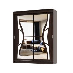 Шкаф-купе Бабочка 2.0 серия Альянс (Венге) в Пойковском - poikovskii.mebel24.online | фото