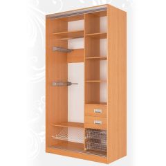 Шкаф-купе Жаклин 1200 вариант 2 (Зеркало/Зеркало) в Пойковском - poikovskii.mebel24.online | фото 3