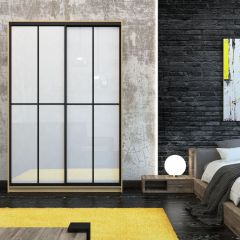 Шкаф-купе Лофт 1600 Шк16-47 (Дуб Сонома) в Пойковском - poikovskii.mebel24.online | фото 11