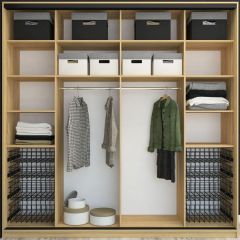 Шкаф-купе Лофт 2400 Шк24-47 (Дуб Сонома) в Пойковском - poikovskii.mebel24.online | фото 3