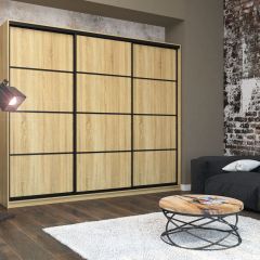 Шкаф-купе Лофт 3000 Шк30-60 (Дуб Сонома) в Пойковском - poikovskii.mebel24.online | фото 7