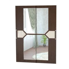 Шкаф-купе ПШ-2.9 1500 Фасад СТРЕЛКА (ВЕНГЕ стрелка беж) в Пойковском - poikovskii.mebel24.online | фото 3