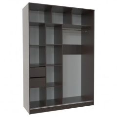 Шкаф-купе ПШ-2.9 1800 Фасад СТРЕЛКА (ВЕНГЕ стрелка беж) в Пойковском - poikovskii.mebel24.online | фото 2