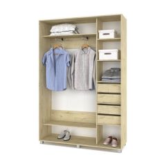 РОЛАНД Шкаф-купе Ирландский дуб (450*1400) Р441 в Пойковском - poikovskii.mebel24.online | фото 5