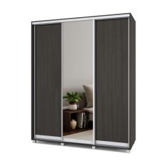 РОЛАНД Шкаф-купе с зеркалом Венге (450*1800) Р482 в Пойковском - poikovskii.mebel24.online | фото 4