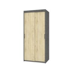 ТОМАС Шкаф-купе Камень темный - Ирландский дуб Т21 в Пойковском - poikovskii.mebel24.online | фото