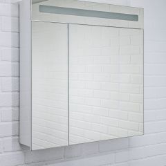 Шкаф-зеркало Аврора 60 с подсветкой LED Домино (DV8005HZ) в Пойковском - poikovskii.mebel24.online | фото 5