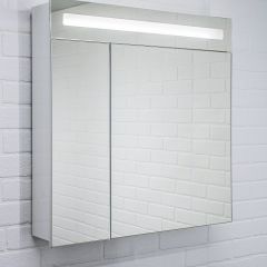 Шкаф-зеркало Аврора 60 с подсветкой LED Домино (DV8005HZ) в Пойковском - poikovskii.mebel24.online | фото 6