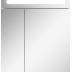Шкаф-зеркало Аврора 60 с подсветкой LED Домино (DV8005HZ) в Пойковском - poikovskii.mebel24.online | фото 4
