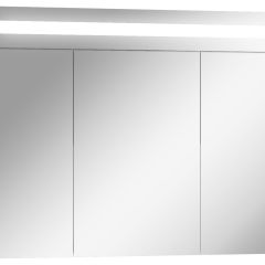 Шкаф-зеркало Аврора 90 с подсветкой LED Домино (DV8011HZ) в Пойковском - poikovskii.mebel24.online | фото
