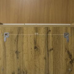Шкаф-зеркало Bruno 60 левый/правый Домино (DBr2902HZ) в Пойковском - poikovskii.mebel24.online | фото 5