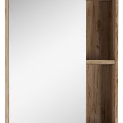 Шкаф-зеркало Craft 60 левый/правый Домино (DCr2203HZ) в Пойковском - poikovskii.mebel24.online | фото