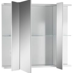 Шкаф-зеркало Мега 75 АЙСБЕРГ (DM4604HZ) в Пойковском - poikovskii.mebel24.online | фото 2