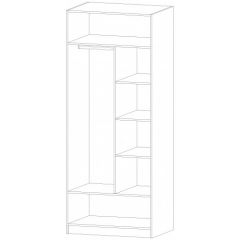 ДИАНА Шкаф 2-х створчатый в Пойковском - poikovskii.mebel24.online | фото 2