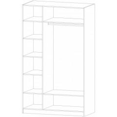 ДИАНА Шкаф 3-х створчатый в Пойковском - poikovskii.mebel24.online | фото 2