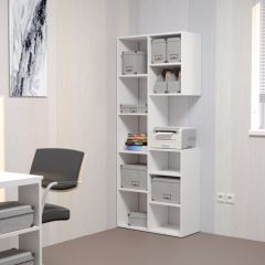 Стеллаж Элемент-2 (белый) в Пойковском - poikovskii.mebel24.online | фото 3
