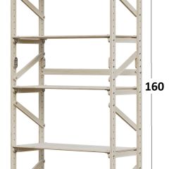 Стеллаж Конструктор Арт.С1600-1 в Пойковском - poikovskii.mebel24.online | фото 2