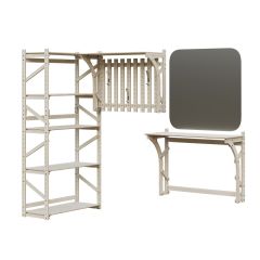 Стеллаж Конструктор Арт.С1600-1 в Пойковском - poikovskii.mebel24.online | фото 5
