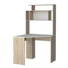 Компьютерный стол №11 (Дуб Сонома/Белый глянец) в Пойковском - poikovskii.mebel24.online | фото 2